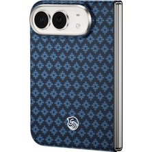 iPhone Duo Benks Armorair Armorgrid Grand Combo Ön Arka Kevlar Karbon Kapak + Ekran Koruyucu Mavi