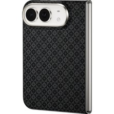 iPhone Duo Benks Armorair Armorgrid Grand Combo Ön Arka Kevlar Karbon Kapak + Ekran Koruyucu Siyah