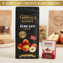 Köylüm Gurme Amasya Doğal Elma Kurusu Çayı 725 gr 6 Adet + Hediye Elma Sabunu