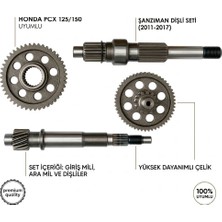 EAYMOTO Honda Pcx 11-17 Şanzıman Dişli Seti ve Rulman Komple Takım Arasmto