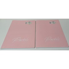 Gıpta Pastels Tel Dikişli Pp Kapak A4 80 Yaprak Kareli Defter 2 Adet