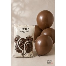 Hbk Balon 12" Çikolata Renk Balon 100 Adet