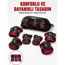 Birsence Kaykay Paten Scooter Bisiklet Koruyucu Ekipman Seti Darbe Emici Koruma
