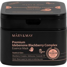 Mary & May Idebenone And Blackberry Complex Extract Face Mask 20 Count