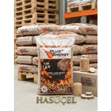 Hasucel A1 Kalite %100 Çam Peleti Yüksek Yanma Enerjisine Sahip Odun Peleti 20 Kg.