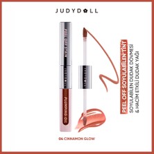 Judydoll Peel-Off Lip Tint Tattoo & Plumping Lip Oil 04 Cinnamon Glow