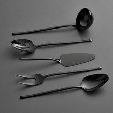 Jumbo 5500 Titanium Black 5-Piece Serving Set - Titanium Black