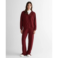Gant Women's Burgundy Regular Fit Sweatpants