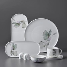 Jumbo Leaf Verdance 26-Piece 6-Person Breakfast Set - Green