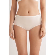 Intimissimi High Waist Microfiber And Lace Briefs