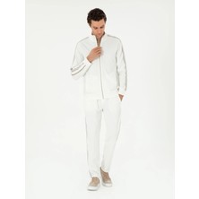 Cacharel Ecru Regular Fit Straight Leg Sweatpants