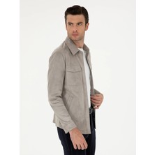 Cacharel Stone Faux Leather Jacket