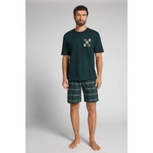 Intimissimi Xox Beer Print Cotton Short Pajamas
