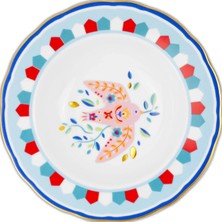 Bacı Mılano Baci Milano Mamma Mia Bird Pattern Plate 22 cm - Multicolor