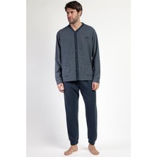 Admas Grigio Men's Pajama Set Grey