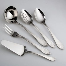 Jumbo 4100 5-Piece Serving Set - Steel