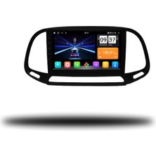 Tr Fiat Doblo (2015-2022) Uyumlu Android Multimedya Sistemi - 9 Inç QLED Ekran - Kablosuz Apple Carplay & Android Auto - Geri Görüş Kamerası Hediyeli (2, Gb)