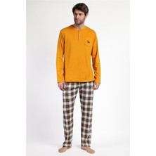 Admas Lou Lou Returns Men's Pajama Set Mustard