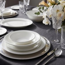 Jumbo Merlem 55-Piece 12-Person Dinner Set Platinum - Platinum
