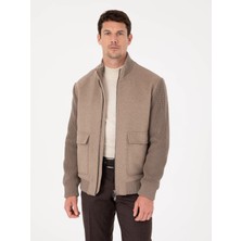 Cacharel Mink Wool Blend Melton Coat
