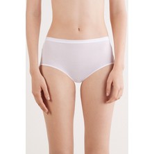 Intimissimi High Waist Microfiber And Lace Briefs