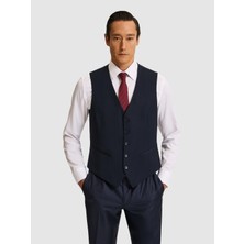 Cacharel Navy Slim Fit Vest