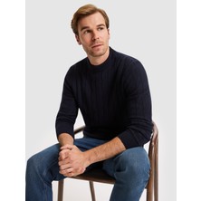 Cacharel Navy Regular Fit Sweater