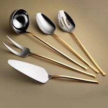 Jumbo 5500 Gold 5-Piece Serving Set - Gold
