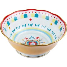 Bacı Mılano Baci Milano Mamma Mia Orange Pattern Bowl 26 cm x 11 cm - Multicolor