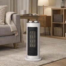 Voltomat 2000W Thermostat Tower Ceramic Fan Heater
