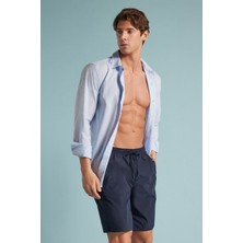 Intimissimi Long Solid Color Swim Trunks