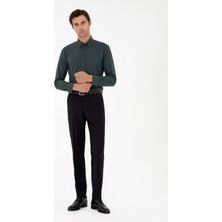 Cacharel Black Slim Fit Trousers