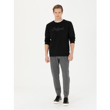Cacharel Grey Melange New Slim Fit Sweatpants