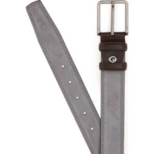 Cacharel Grey Casual Suede Leather Belt