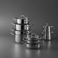 Jumbo Proshine 17-Piece Induction Base Trousseau Set - Steel