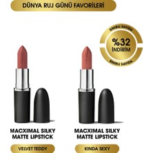 M.a.c World Lipstick Day Favorites Set: Kinda Sexy & Velvet Teddy