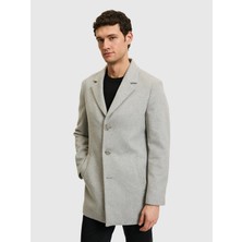 Cacharel Grey Extra Slim Fit Overcoat