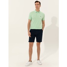 Cacharel Navy Woven Shorts