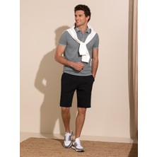 Cacharel Black Slim Fit Knit Shorts