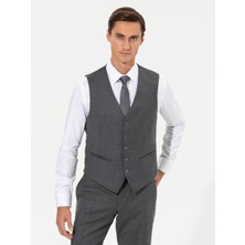 Cacharel Grey Slim Fit Vest