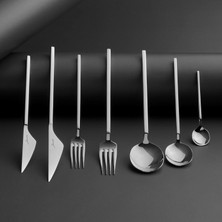 Jumbo 9100 12-Person 84-Piece Cutlery Set - Steel