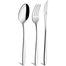 Jumbo 2003 18-Piece 6-Person Dinner Cutlery Set Steel - Steel