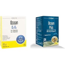 Tr D3K2 Damla 20 ml X1 + Ocean Plus 1200 Mg 50 Softjel X1