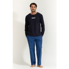 Boss Men's Pajama Set Blue