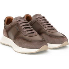 Cacharel Brown Eva Sole %100 Leather Sneakers
