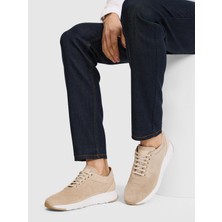 Cacharel Beige %100 Suede Leather Sneakers