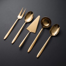 Jumbo 9400 5-Piece Titanium Gold Serving Set - Titanium Gold
