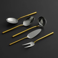 Jumbo 1001 Gold 5-Piece Serving Set - Gold