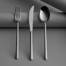 Jumbo 2900 Vannes 18-Piece 6-Person Dinner Cutlery Set - Steel