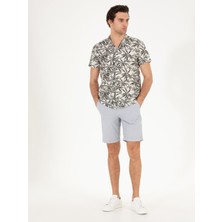 Cacharel Light Blue Regular Fit Woven Shorts